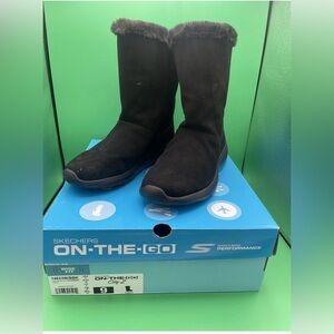 Skechers Black On-The-Go Boots